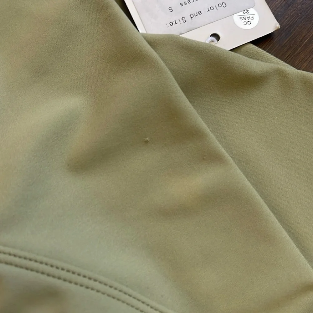 Nwt Halara High Waisted Crossover 2 in 1 skort pockets skirt seagrass Small